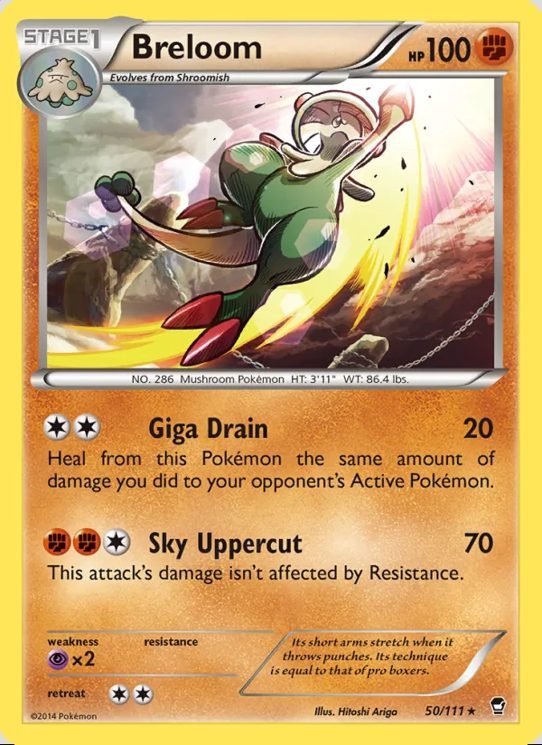Pokémon — Λοτ 6 καρτών: Breloom